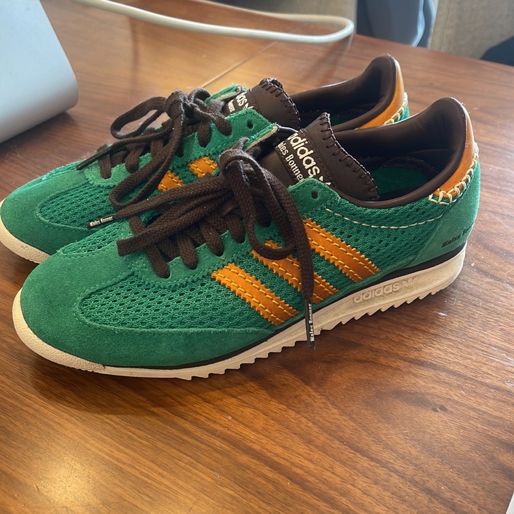 Adidas Wales Bonner Green Yellow SL72 US Mens 6